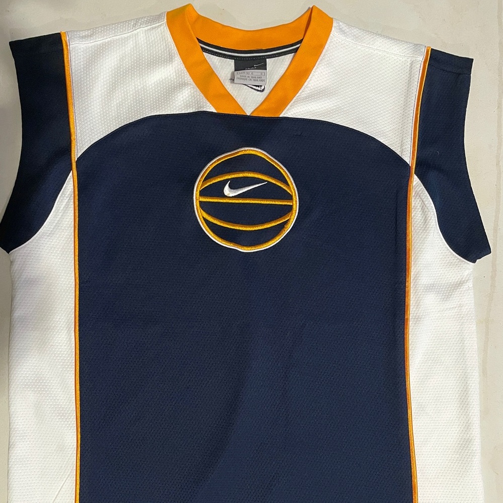 NIKE BASKETBALL JERSEY BOYS L Y2K STREETWEAR VINTAGECORE ATHLETIC - Authentic